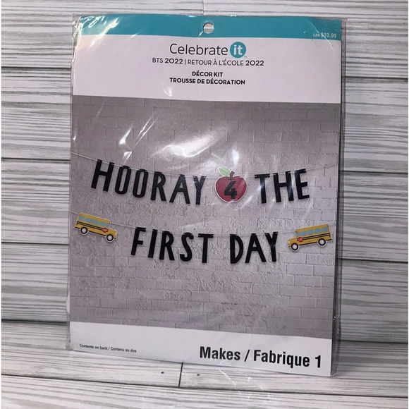 Celebrate it Back to School decor kit - Picture 1 of 3